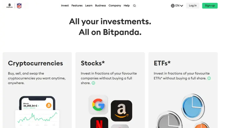 Bitpanda dashboard Bitpanda dashboard