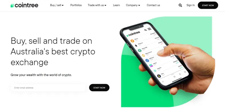 Cointree dashboard