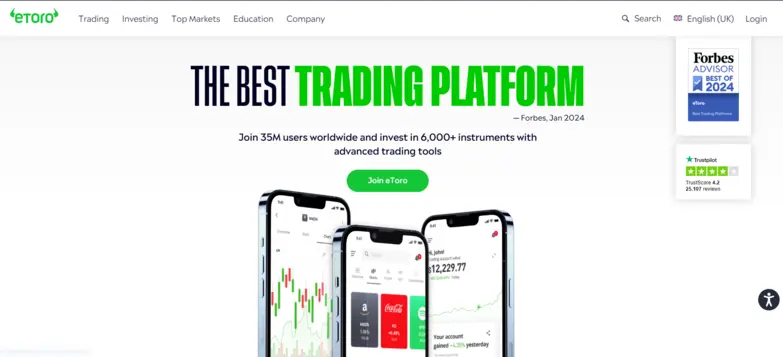 etoro Dashboard etoro Dashboard