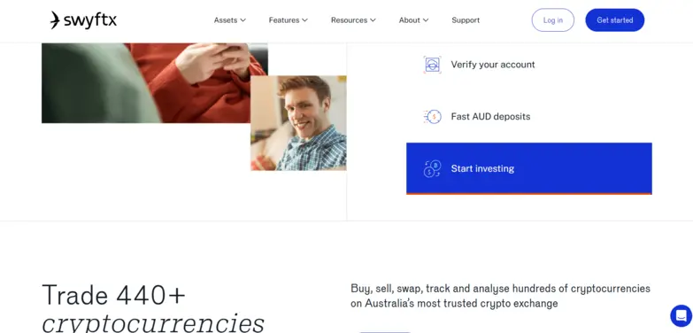 Swyftx dashboard