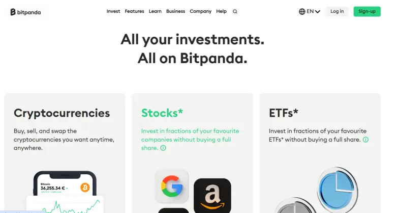 bitpanda dashboard