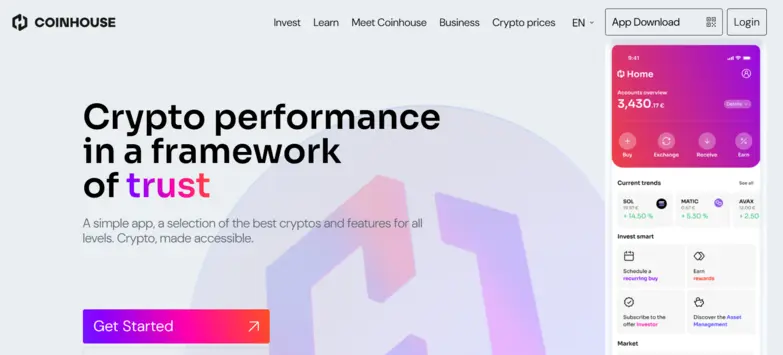 coinhouse dashboard
