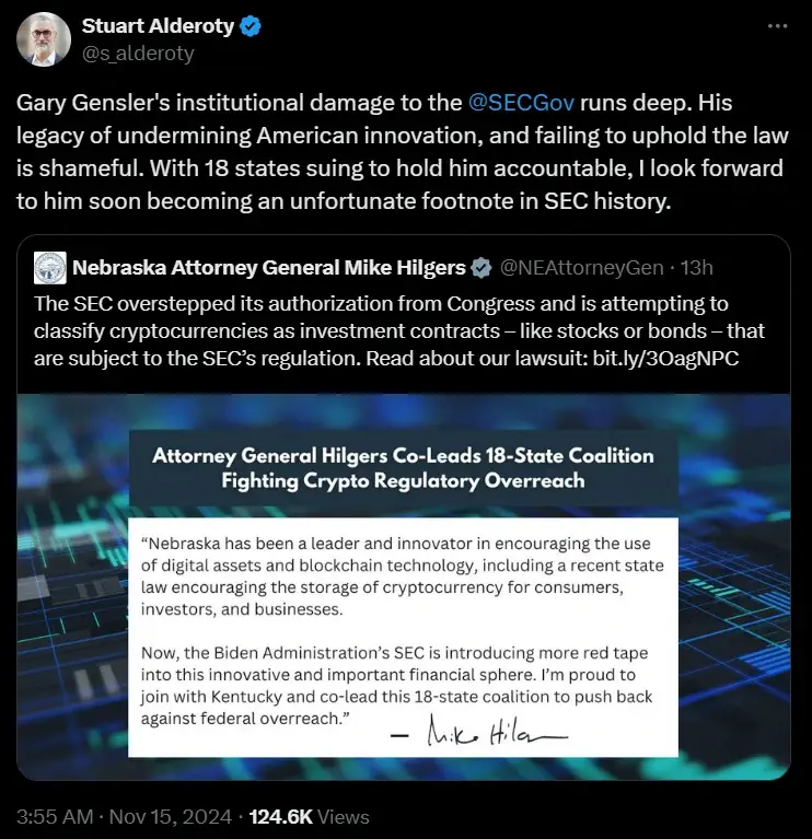 Ripple CLO Slams Genslers SEC Leadership