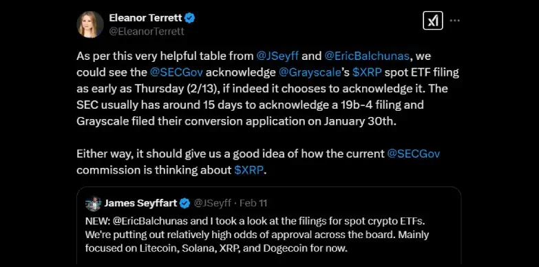 Fox Eleanor Terrett SEC May Soon Acknowledge XRP ETF