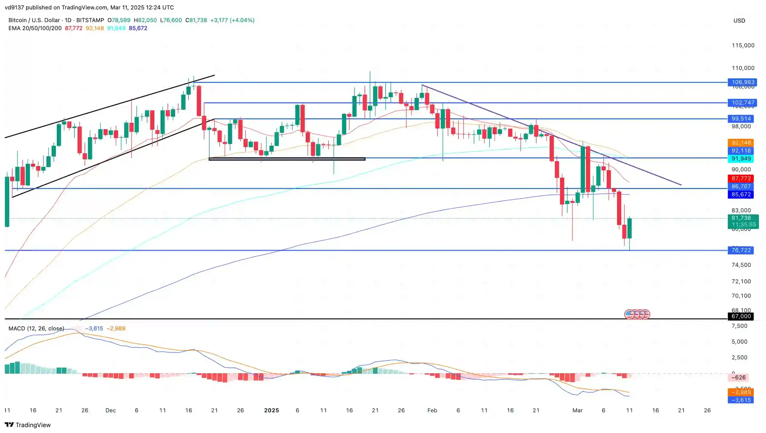 Bitcoin Price Chart