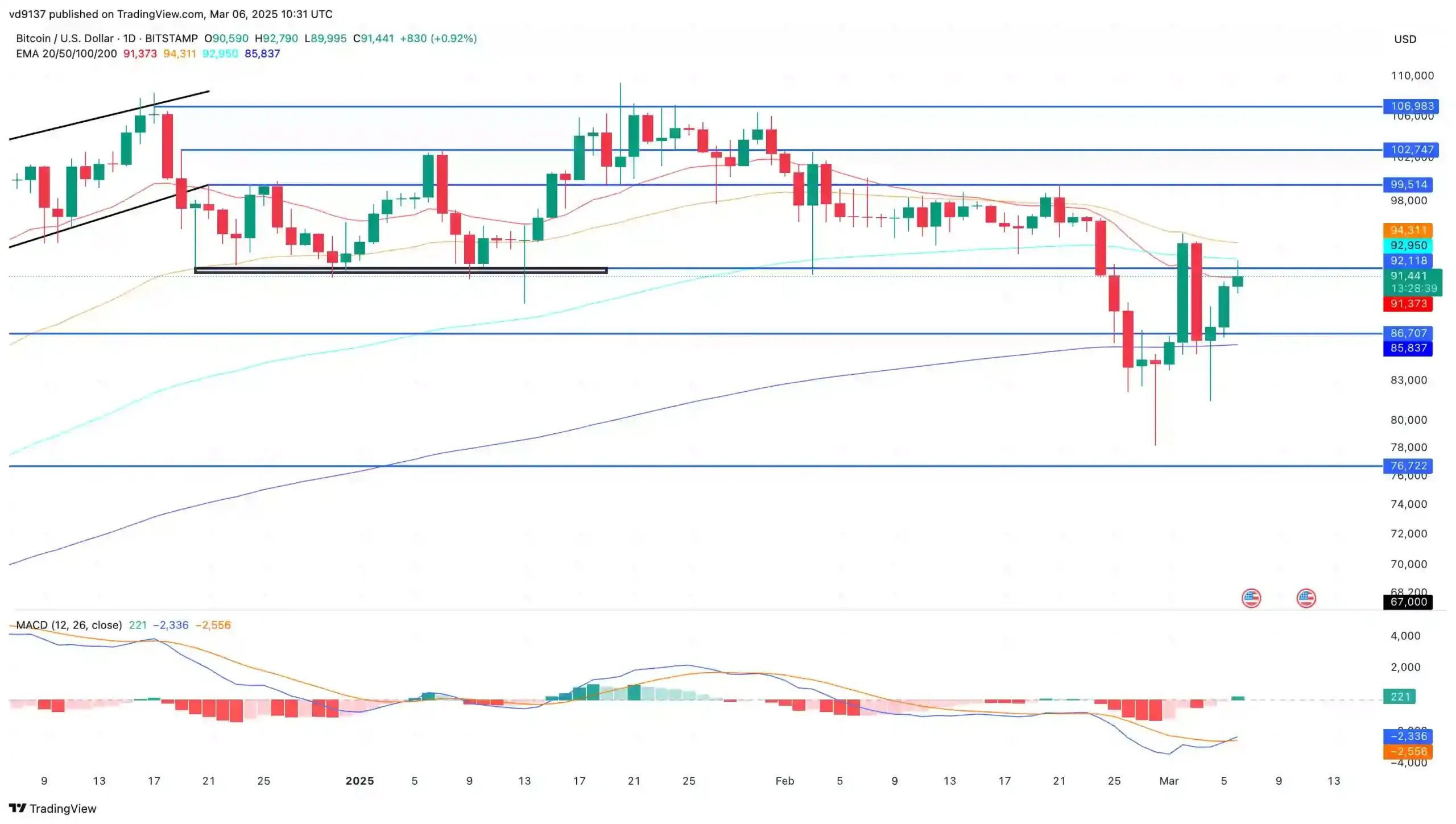 Bitcoin Price Chart