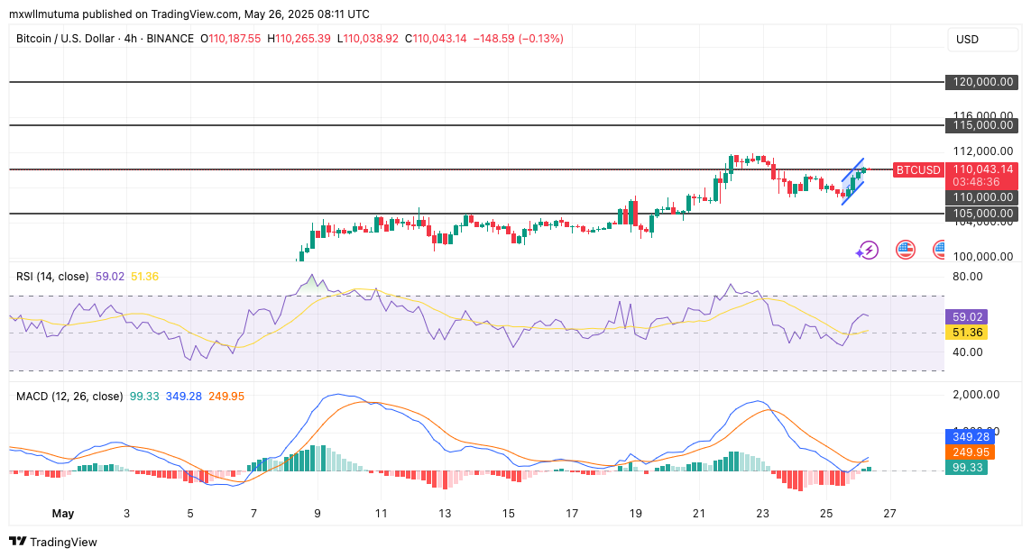 Bitcoin Price Eyes $115K After Major Trendline Rebound