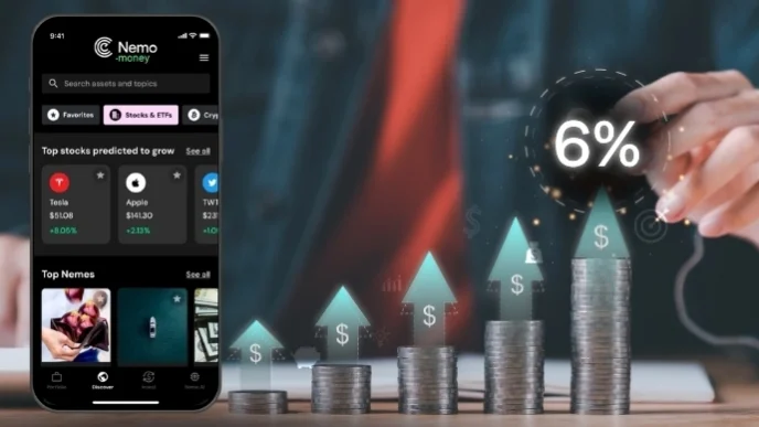 Nemo Earn 6 percent Yield Wallet Balances