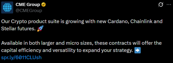 CME Group Altcoin Futures CME Group Altcoin Futures