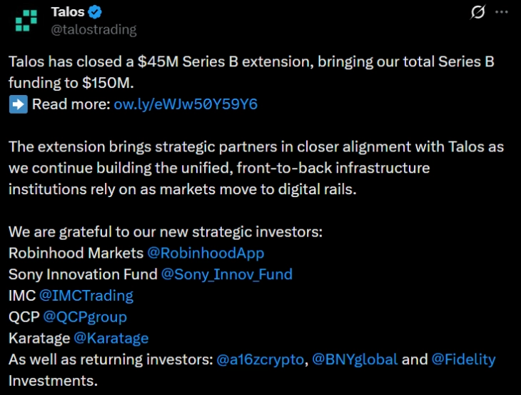 Talos Robinhood Talos Robinhood