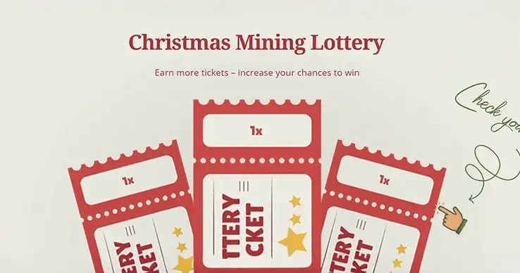 Christmas Mining Lottery christmas mining opportunities