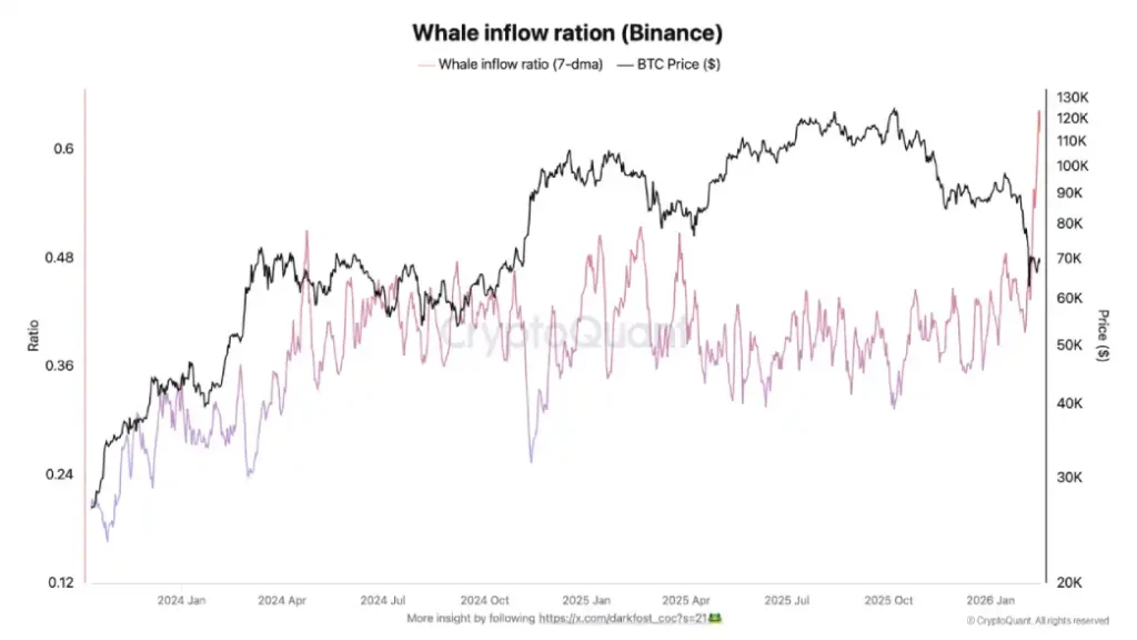 Bitcoin Whales inflow Bitcoin Whales inflow