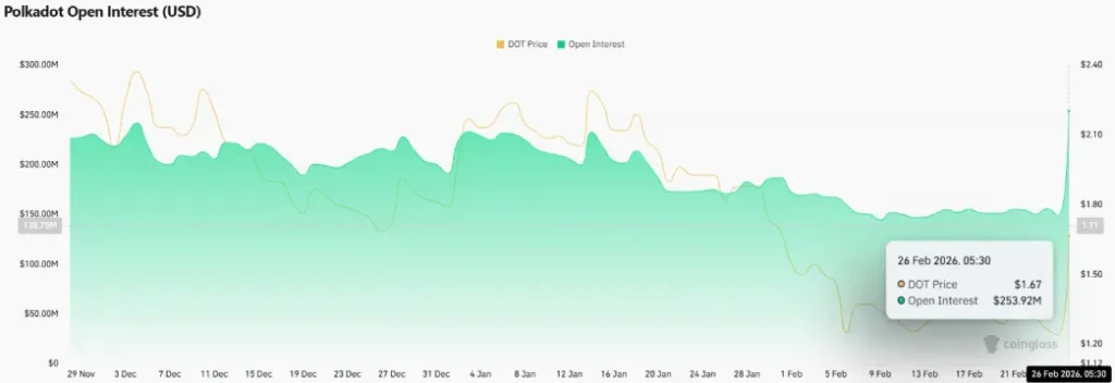 Polkadot Open Interest Polkadot Open Interest