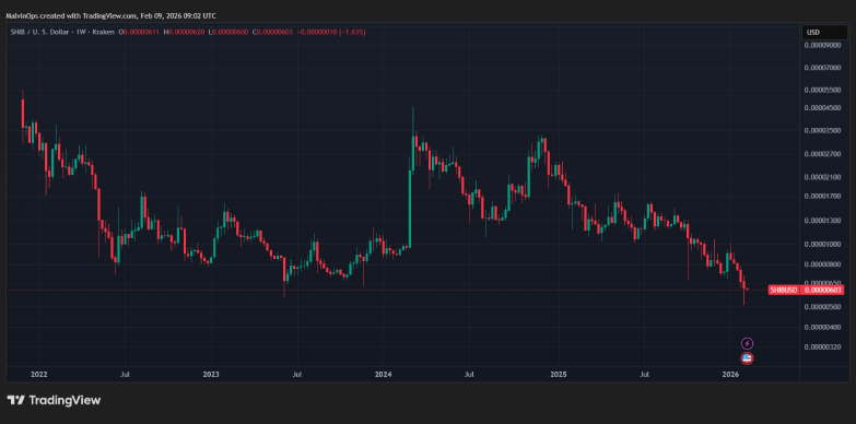 SHIB Price Performance