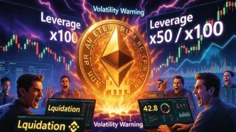 Ethereum's High Leverage on Binance Sparks Volatility Warning; CryptoQuantx