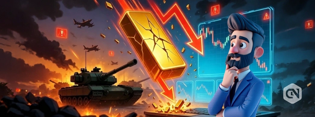 XAUt and PAXG Fall Amid Broader Gold Market Crash
