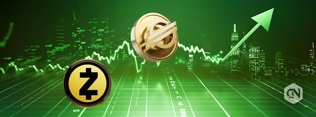 Zcash and Stellar Prices Surge Over 6% with Bullish Pattern