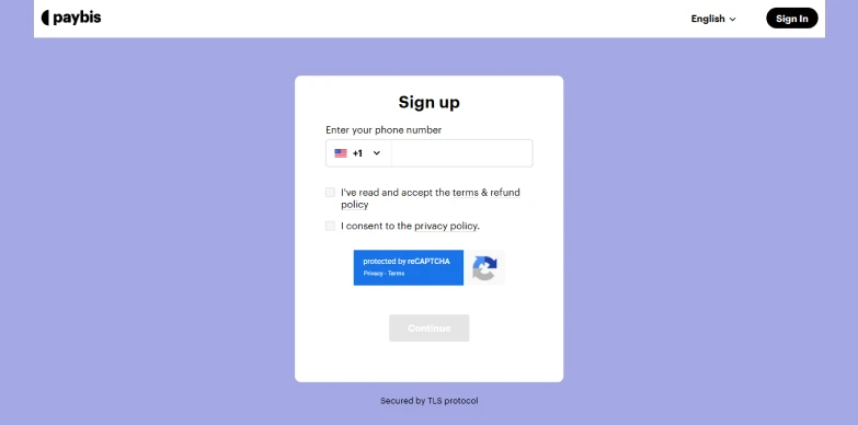 How to register Paybis