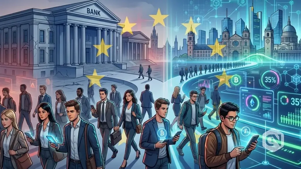 35% of European Crypto Users Could Switch Banks Over Access, Study Warns