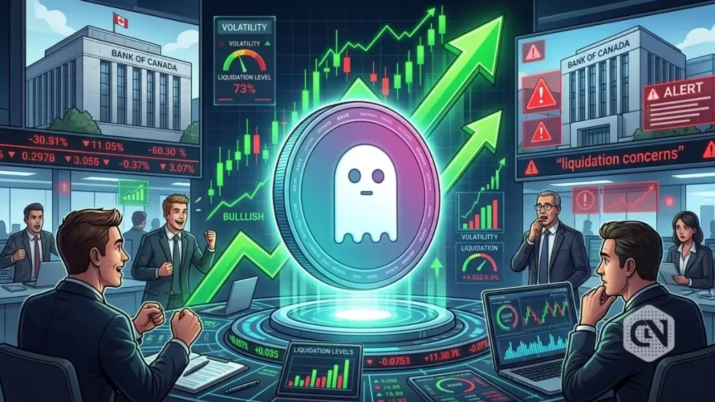 AAVE Crypto Price Soars Despite Bank of Canada Liquidation Warning