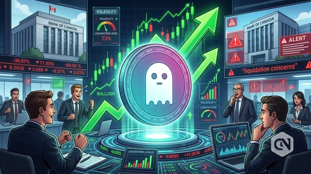 AAVE Crypto Price Soars Even As Bank of Canada Flags Liquidation Concerns