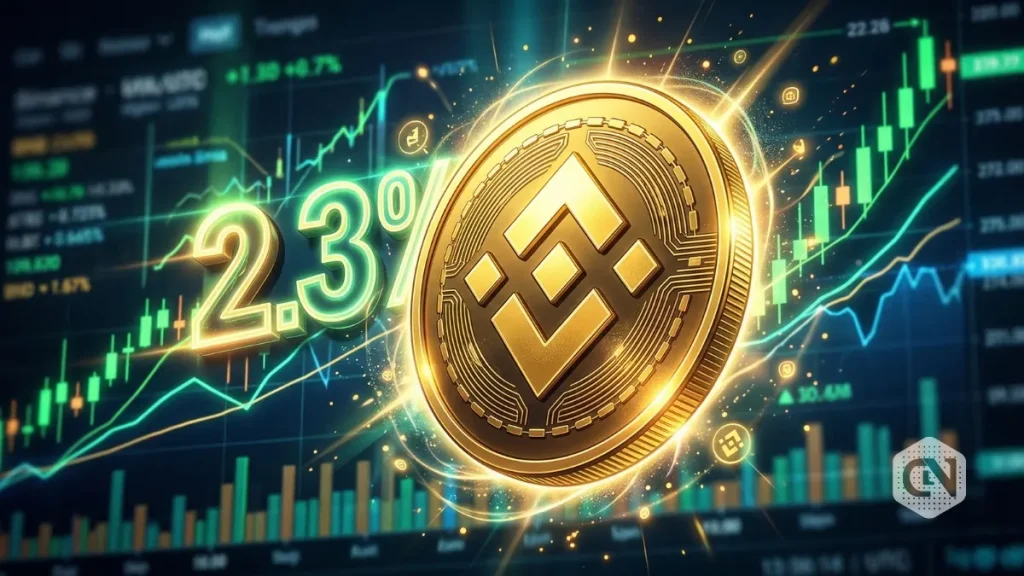 BNB Price Recovers with 2% Spike After Dropping Below $600