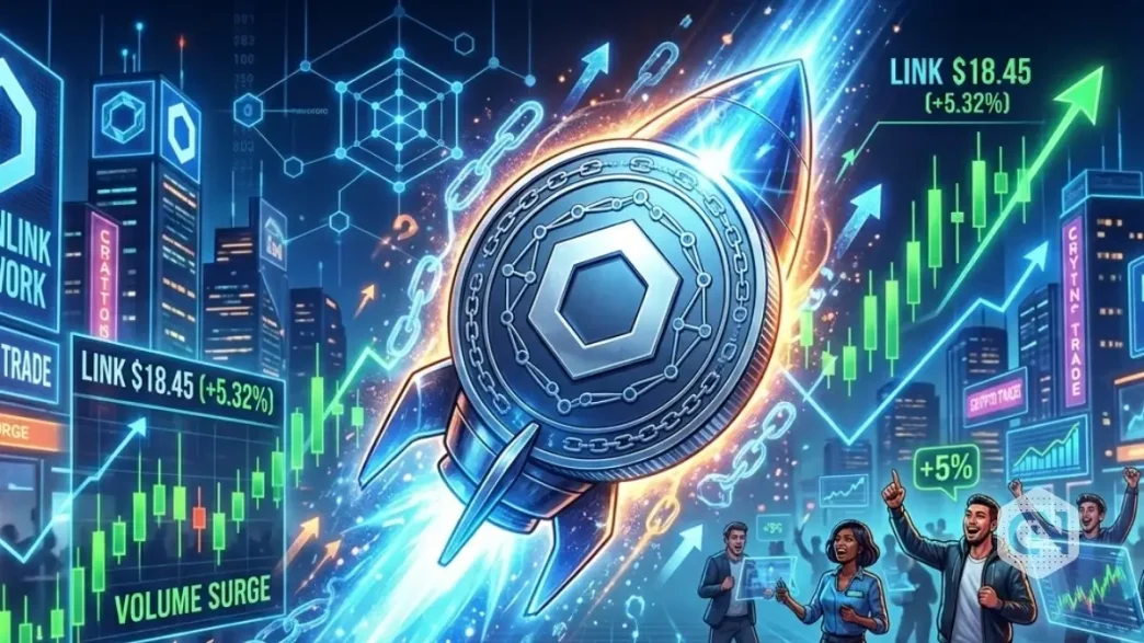 Chainlink Price Soars 6% After Bitcoin Breaks $77,000 Mark