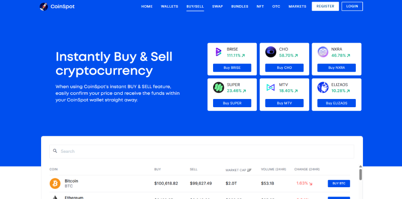 CoinSpot Buy & Sell Crypto