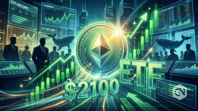Ethereum Surges Past $2100 on Institutional ETF Revival
