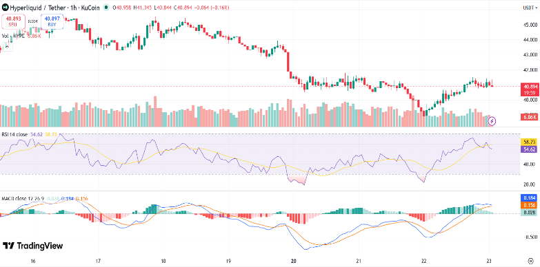 Hyperliquid Price Shows Recovery Pattern Following 4% Surge