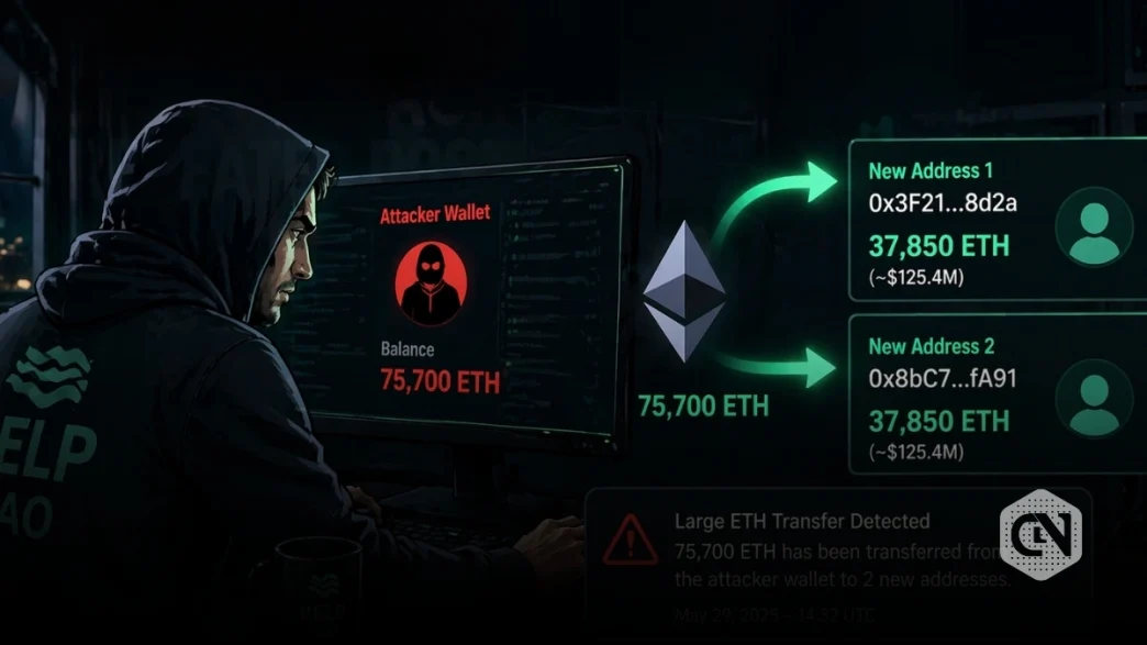 KelpDAO Hacker Moves 75K ETH as Arbitrum Freezes Funds Report