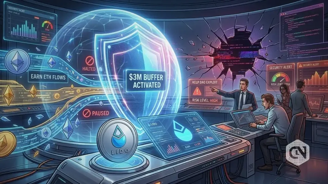 Lido Halts EarnETH Flows After Kelp rsETH Breach, Activates $3M Buffer