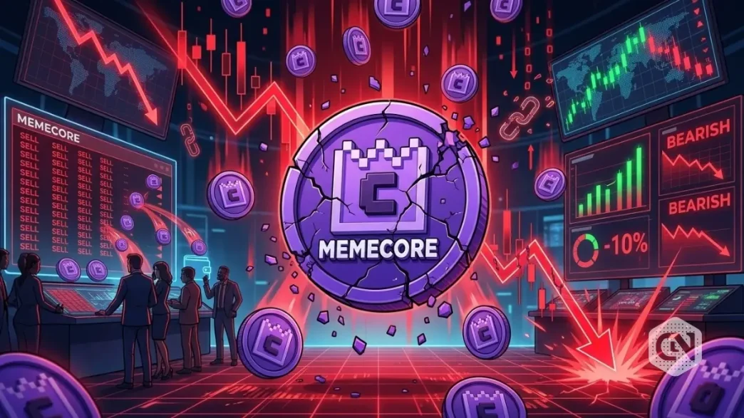 MemeCore Price Crashes 10% After Hitting ATH 3 Days Ago