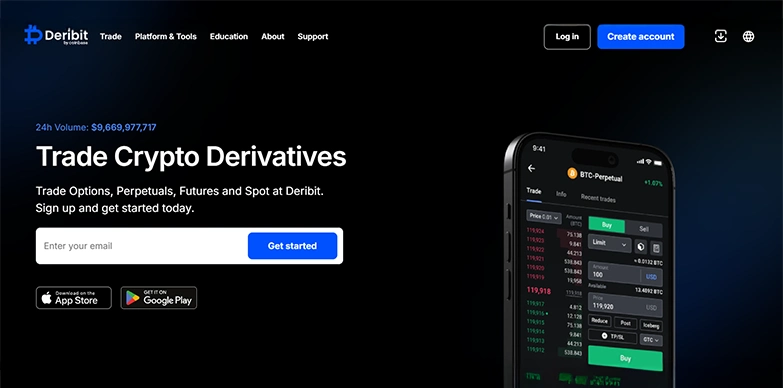 Deribit dashboard Deribit dashboard
