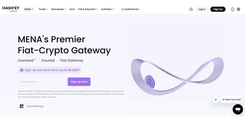 HashKey MENA dashboard HashKey MENA dashboard