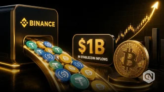 $1B in Stablecoin Inflows to Binance as Bitcoin Pushes High