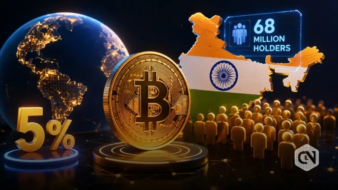 Bitcoin Ownership Estimates Put Global Adoption Near 5_ As India Accounts For 68 Million Holders