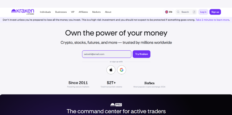 Kraken Home Page