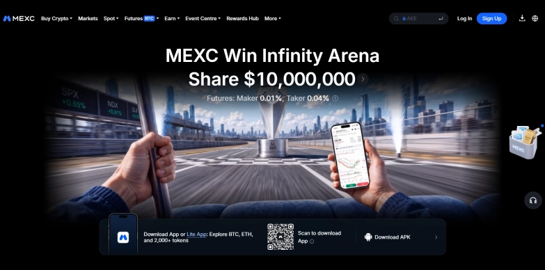 MEXC Home Page