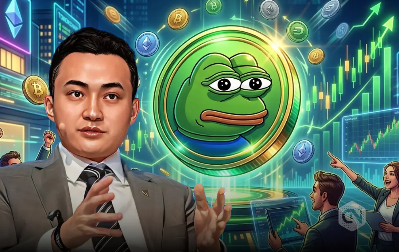 PEPE Rallies as Justin Sun-Linked Wallets Amass 3% of Supply